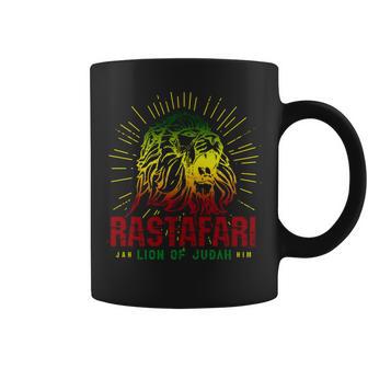 Rastafari Lion Of Judah Jah Him Reggae Music Rasta Coffee Mug - Monsterry DE