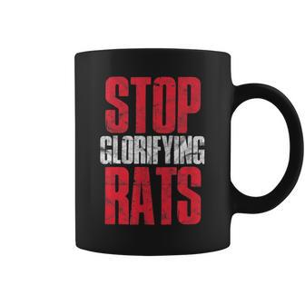Rat Mouse Stop Glorifying Rats Vintage Coffee Mug - Monsterry AU