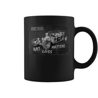 Rat Rod Hot Rod Rat Lives Matter Coffee Mug - Monsterry
