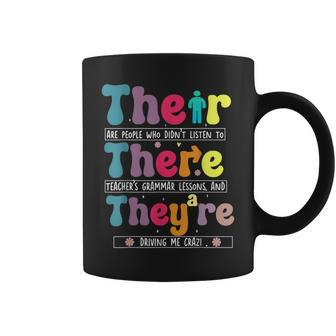 There Their They're English Teacher Grammar Memes Coffee Mug | Mazezy AU