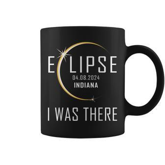 I Was There Total Solar Eclipse 2024 Indiana Totality Coffee Mug | Mazezy