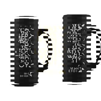 I Was There In Vermont Total Solar Eclipse 2024 Coffee Mug - Seseable