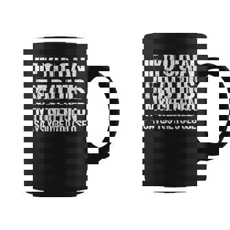 If You Can Read This My Girlfriend Says You're Too Close Coffee Mug - Monsterry