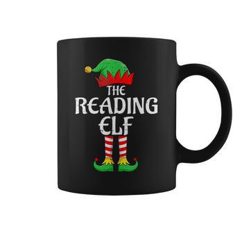 The Reading Elf Xmas Matching Christmas Family Pajama Coffee Mug | Mazezy