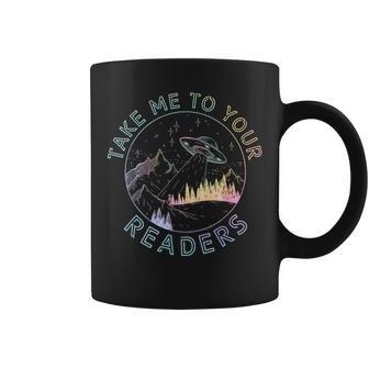 Take Reading English Teacher Library Alien Space T-S Tie Dye Coffee Mug - Thegiftio UK