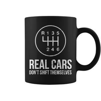 Real Cars Don't Shift Themselves Drifting Coffee Mug - Monsterry CA