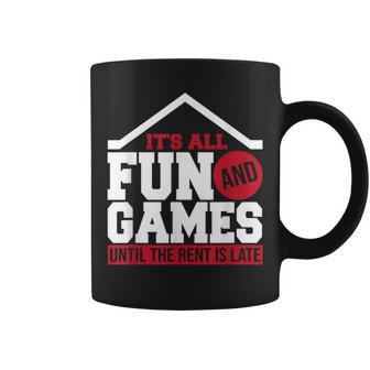 Real Estate Property Manager Rent Is Due Landlord Coffee Mug - Monsterry AU