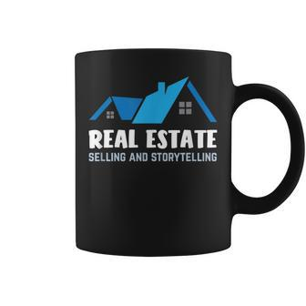 Real Estate Selling And Storytelling For House Hustler Coffee Mug - Monsterry AU