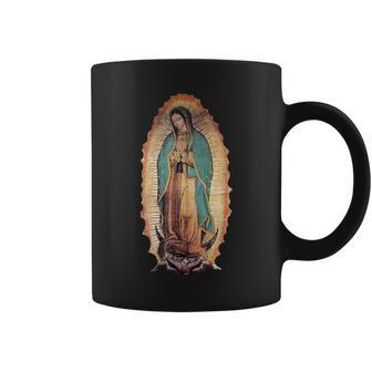 Real Our Lady Of Guadalupe Virgin Mary Catholic Coffee Mug - Monsterry AU