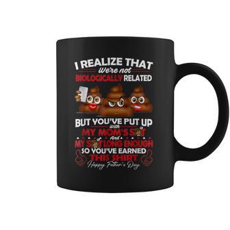 I Realize That We're Not Biologically Related Father's Coffee Mug - Monsterry CA