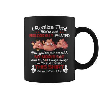 I Realize That We're Not Biologically Related Happy Father Coffee Mug - Monsterry CA