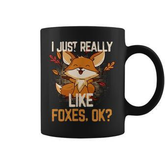 I Really Like Foxes For Fox Lovers Coffee Mug - Monsterry AU