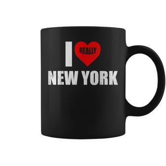 I Really Heart Love Ny Love New York Coffee Mug | Mazezy