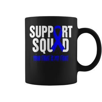 Rectal Cancer Support Squad Rectal Cancer Awareness Coffee Mug - Monsterry
