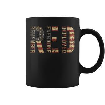 Red Friday Military Support Remember Everyone Deployed Coffee Mug | Mazezy