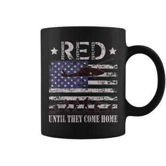 Red Friday Remember Everyone Deployed Military Army Veteran Coffee Mug - Monsterry DE