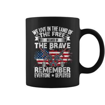 Red Friday Remember Everyone Deployed Usa Flag Military Coffee Mug - Monsterry