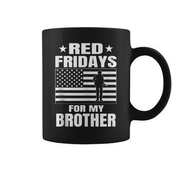 Red Fridays Military Brother Coffee Mug - Monsterry DE