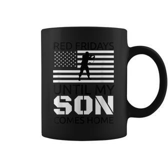Red Fridays Son Deployed Military Veteran Coffee Mug - Monsterry CA
