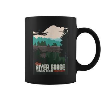 Red River Gorge Kentucky Natural Bridge Coffee Mug - Monsterry