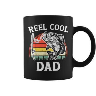 Reel Cool Dad Fishing Daddy Father's Day Fisherman Coffee Mug - Thegiftio UK