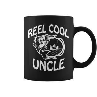 Reel Cool Dad Fishing Uncle Father's Day Coffee Mug - Monsterry AU