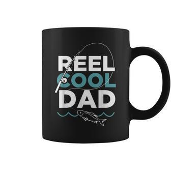 Reel Cool Dad Really Cool Fishing Coffee Mug - Monsterry