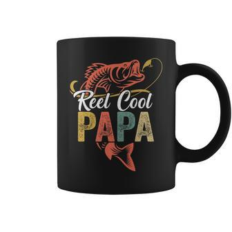 Reel Cool Papa Fishing Dad Father's Day Fisherman Lovers Coffee Mug - Thegiftio UK