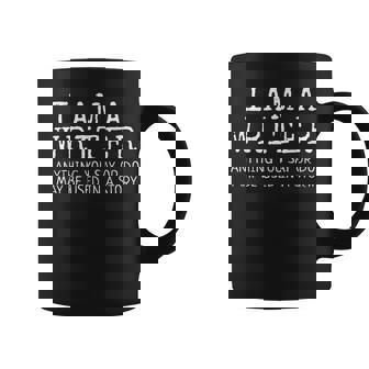 Regalo Divertido Para Escritor Con Texto En Inglés I Am A Writer Taza de café - Regaloses