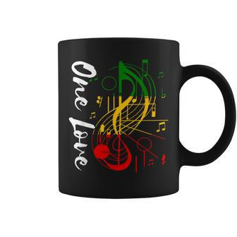 Reggae Rastafari Roots One Love Rastafarian Reggae Music Coffee Mug - Seseable