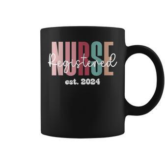 Registered Nurse Est 2024 Rn Graduate 2024 Rn Graduation Coffee Mug | Mazezy DE