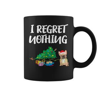 I Regret Nothing Frenchie Christmas French Bulldog Coffee Mug - Monsterry