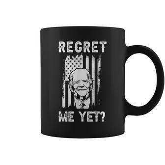 Regret Me Yet Sarcastic Let's Go Brandon Usa Flag Coffee Mug - Monsterry AU