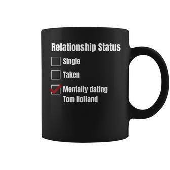 Relationship Status Mentally Dating Coffee Mug - Monsterry AU