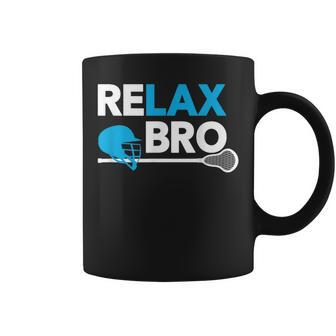 Relax Bro Lacrosse Lax Lacrosse Player Coffee Mug - Monsterry DE