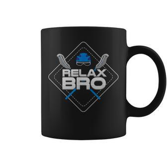 Relax Bro Lax Life & Lacrosse Player Coffee Mug - Monsterry DE