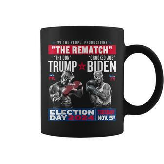 The Rematch The Don And Crooked Joe Biden Pro Trump 2024 Coffee Mug - Monsterry AU