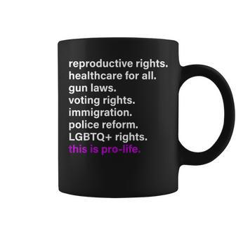 Reproductive Rights Healthcare For All Gun Laws Coffee Mug - Thegiftio UK