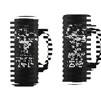 Reps For Jesus Gym Coffee Mug - Monsterry