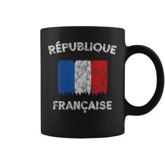 Republique Francaise Vintage French Flag Coffee Mug - Monsterry