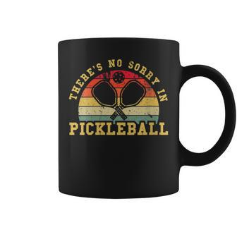 There's No Sorry In Pickleball For Paddleball Sport Coffee Mug - Thegiftio UK
