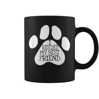 I Rescued My Best Friend For Rescued Dogs Lovers Coffee Mug - Monsterry