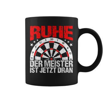 Rest Der Meister Ist Jetzt Dran Dart Spieler Schwarzes Tassen - Seseable