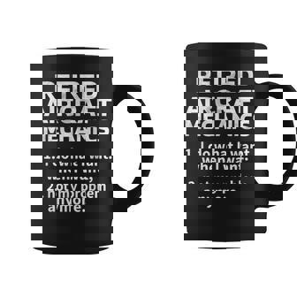 Retired Aircraft Mechanic Definition Retirement Coffee Mug - Thegiftio UK