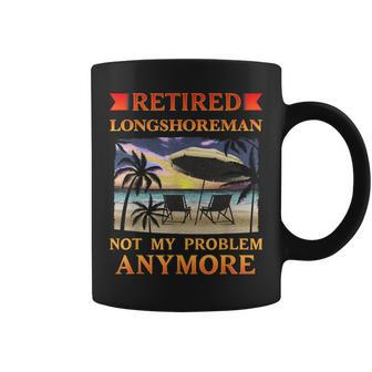 Retired Longshoreman Party Retirement Coffee Mug - Monsterry DE