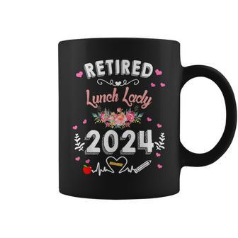 Retired Lunch Lady Class Of 2024 Teacher Retirement Coffee Mug - Monsterry
