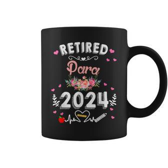 Retired Paraprofessional Class Of 2024 Para Retirement Coffee Mug - Monsterry AU