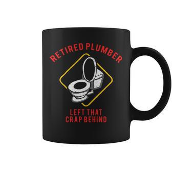 Retired Plumber Plumbing Joke Pun Retirement Gif Coffee Mug | Mazezy