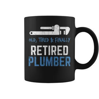 Retired Plumber Retirement Gif Coffee Mug | Mazezy
