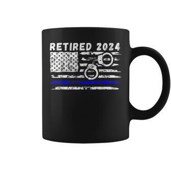 Retired Police Officer 2024 Retirement Coffee Mug - Monsterry AU
